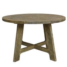 Recycled Pine Round Dining Table Image