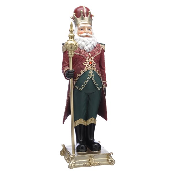 Red Green and Gold Nutcracker Soldier