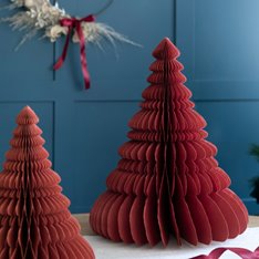 RED PAPER CHRISTMAS TREE  Image