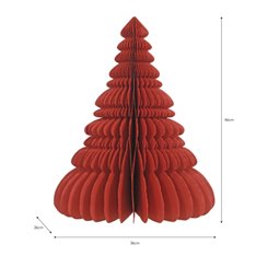 RED PAPER CHRISTMAS TREE  Image