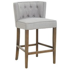 Ripley Curved Button Back Bar Stool Image