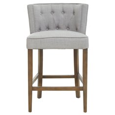 Ripley Curved Button Back Bar Stool Image