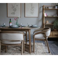 Round Back upholstered dining chair Image