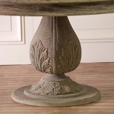 Rustic Acorn Base Dining Table Image