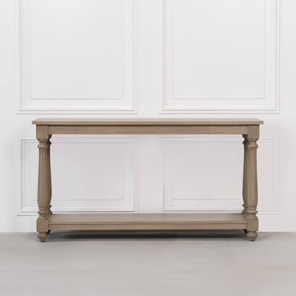 Rustic Washed Cedar Console Table