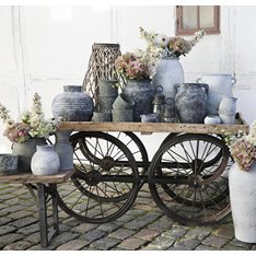 Rustic Wooden Cart Display Table  Image