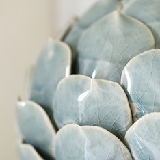Sage Artichoke Candle Holder  Image