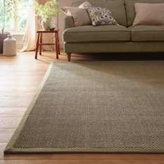 Sage Sisal Rug - Sage Border  Image