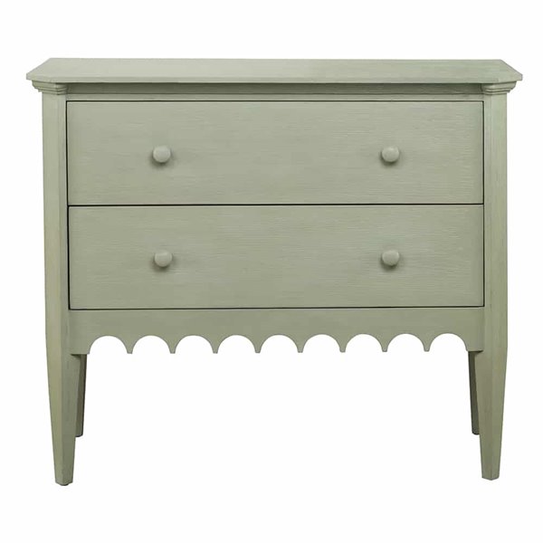 Scalloped Edge Chest of Drawers 