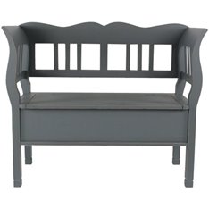 Scandinavian Grey 2 Seater settle Image