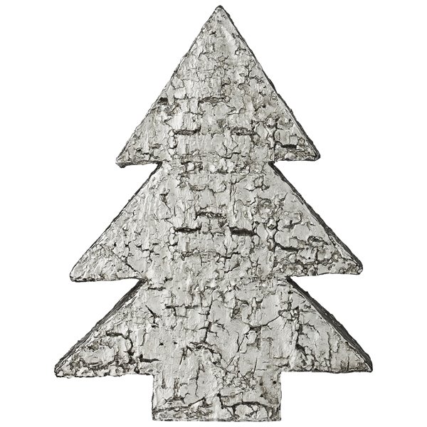 Silver Standing Christmas Tree