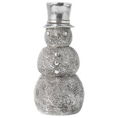 Silver Standing Snowman Image