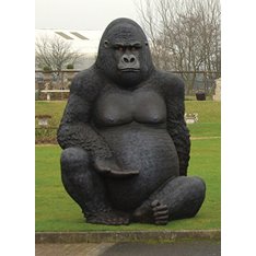 Bruce the Silverback Gorilla Statue Image