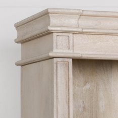 Single Pale Wooden Bookcase with drawers Image