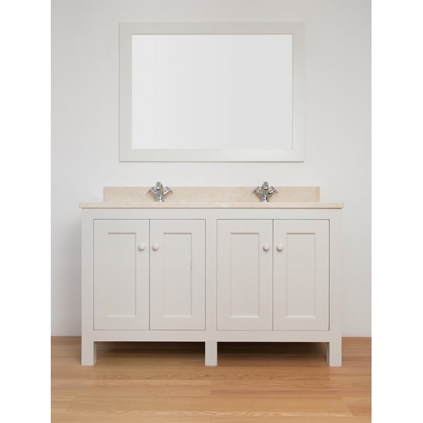 Sitting Pretty Double Vanity Unit with Doors 