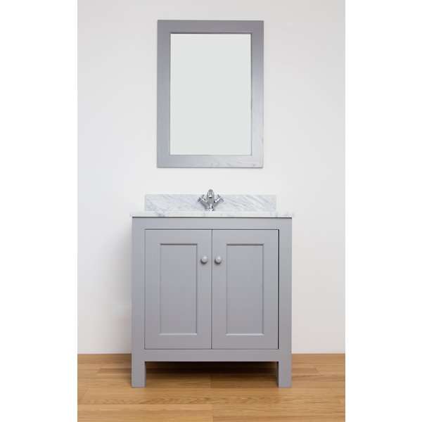 Sitting Pretty Single Vanity Unit with Doors