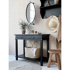 Small Classic Black Console Table Image