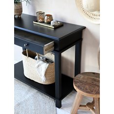 Small Classic Black Console Table Image