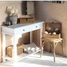 Small Classic White Console Table Image