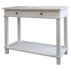 Small Classic White Console Table Image