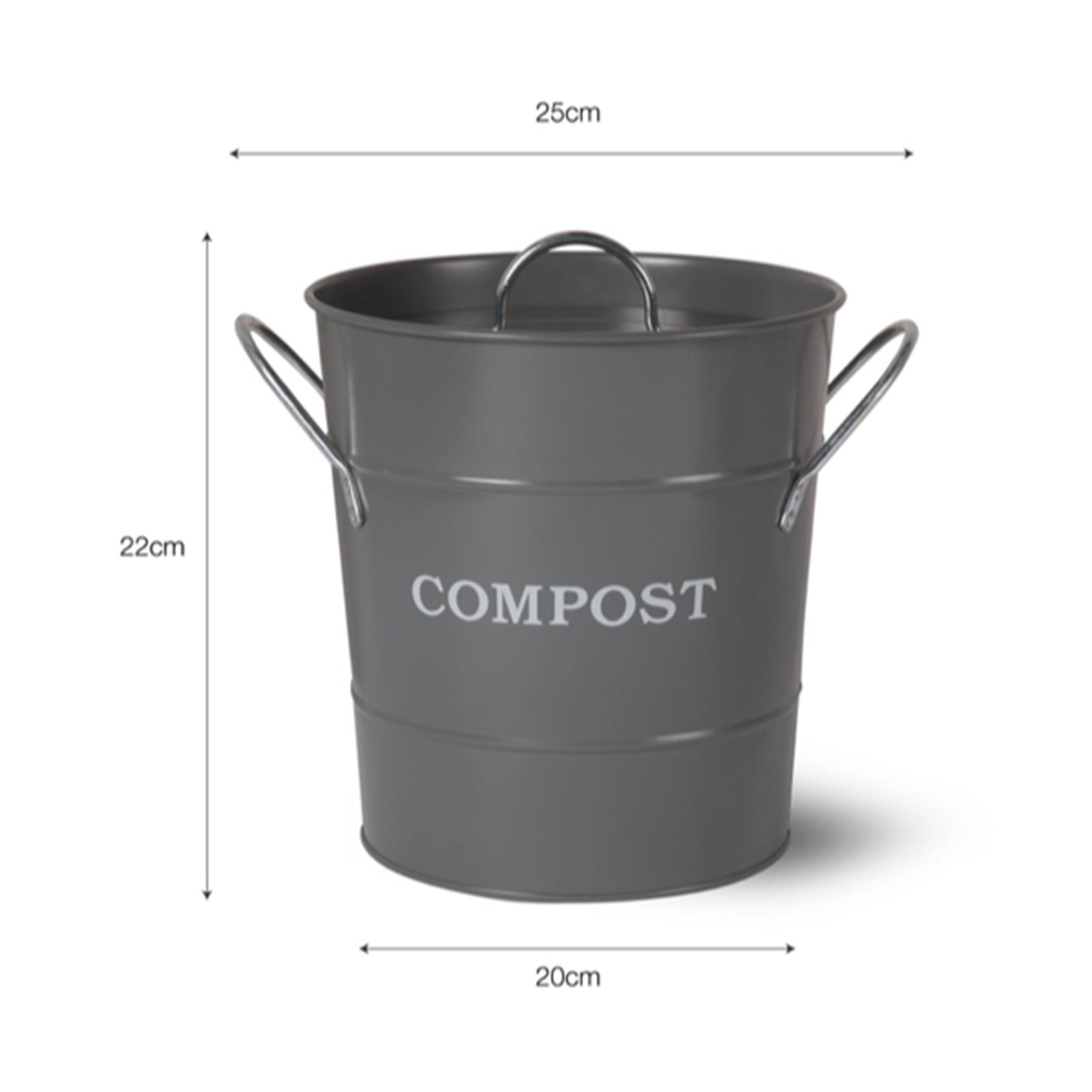 Small Grey Compost Bin Image