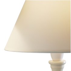 Small Cream Painted Table Lamp Image