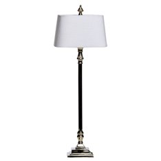 Small Nickel Table Lamp Image