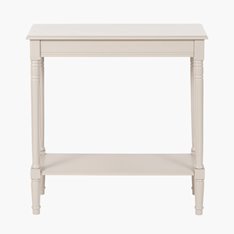 Small Putty Clay Console with Shelf   Image