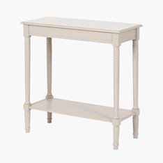 Small Putty Clay Console with Shelf   Image