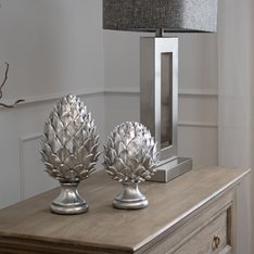 Small Silver Pine Cone Finial Image