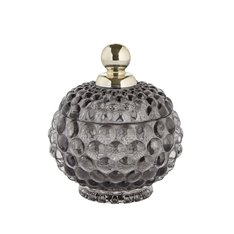 Dark Grey Round Storage Jar Image