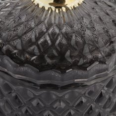 Dark Grey Round Storage Jar Image