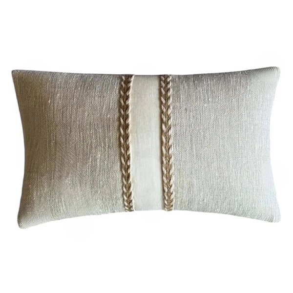 Soho Braided Stripe Accent Cushion 