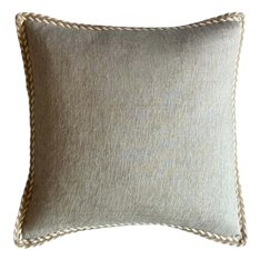 Soho Beige Braided Edge cushion Image