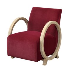 Soho Club Plum Armchair Image