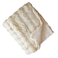 Soho Faux Fur Throw - Natural Cream Image