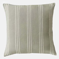 Soho Natural with White Stripe Cushion  Image