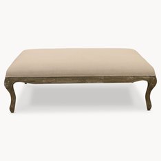 St Just Taupe Padded Coffee Table/Footstool Image