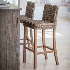 St Just Rattan Bar Stool Image