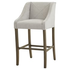 St Mawes Pale Grey Bar Stool Image