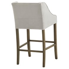 St Mawes Pale Grey Bar Stool Image