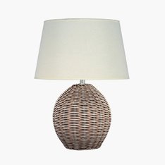 St Mawes small Rattan Table Lamp Image