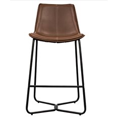 Stockholm Brown  Leather Bar Stool (PU) Image