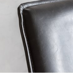 Stockholm Charcoal Leather Bar Stool (Pair) Image