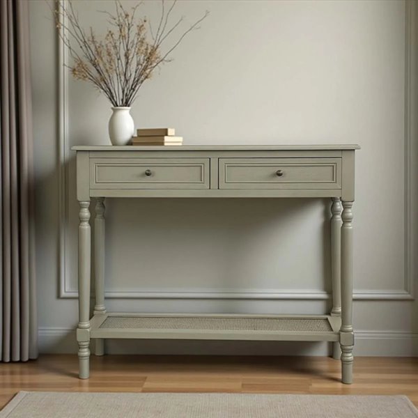 Swedish Sage-Taupe Console