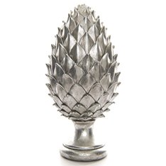 Tall Large Pine Cone Finial Silver Image