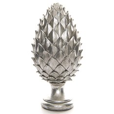 Tall Silver Pine Cone Finial Image