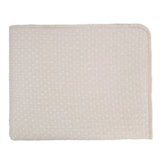 Taupe and White Spot Stitch Bedspread (King)  Image