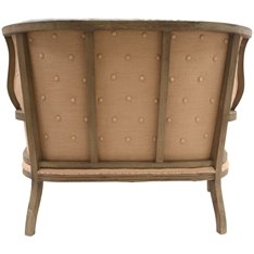 Taupe High Back Small Sofa Image