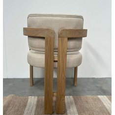 Teak Upholstered Carver Chair Image